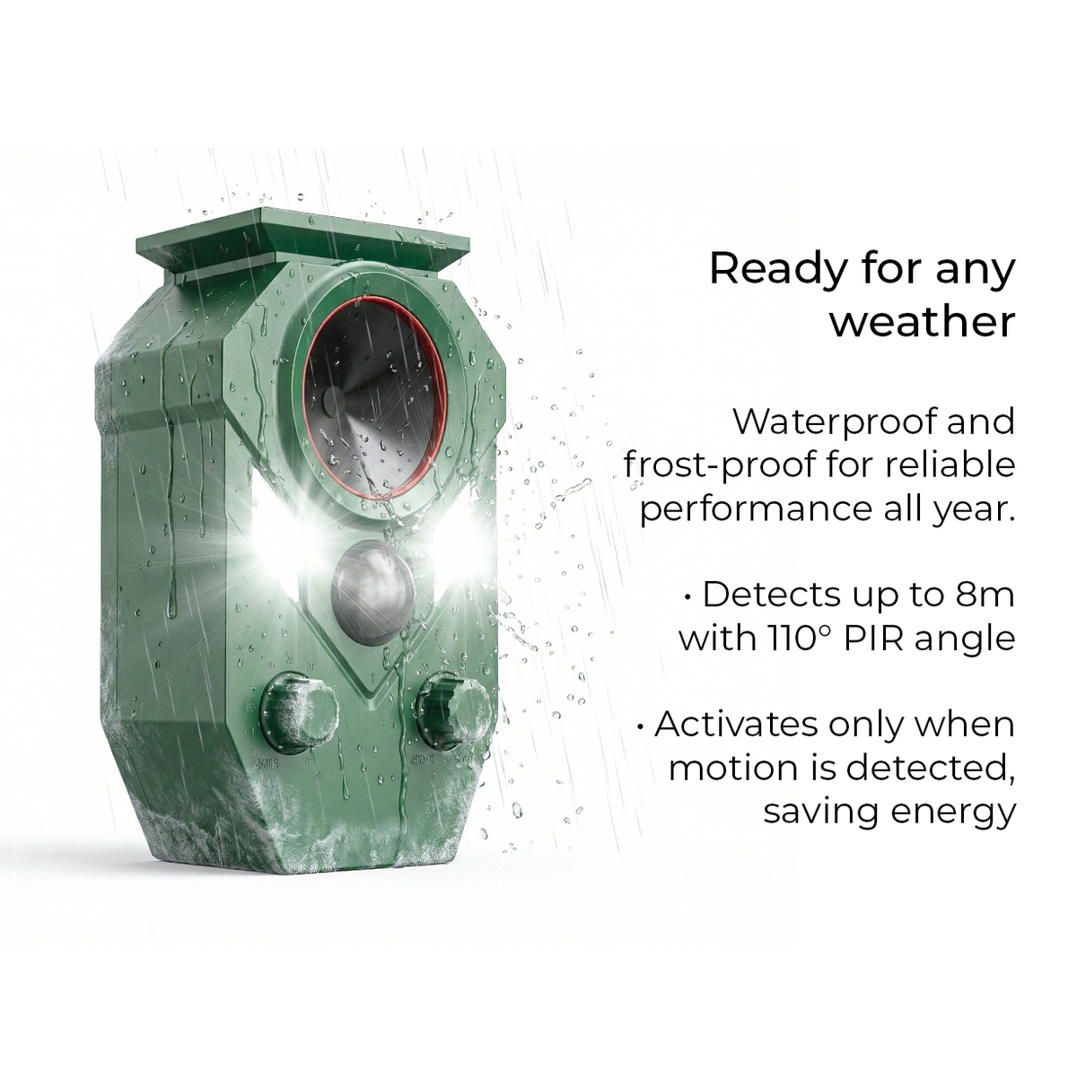 Rechargeable Garden Protection Device